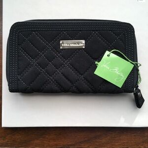 Vera Bradley Black Quilted Wallet